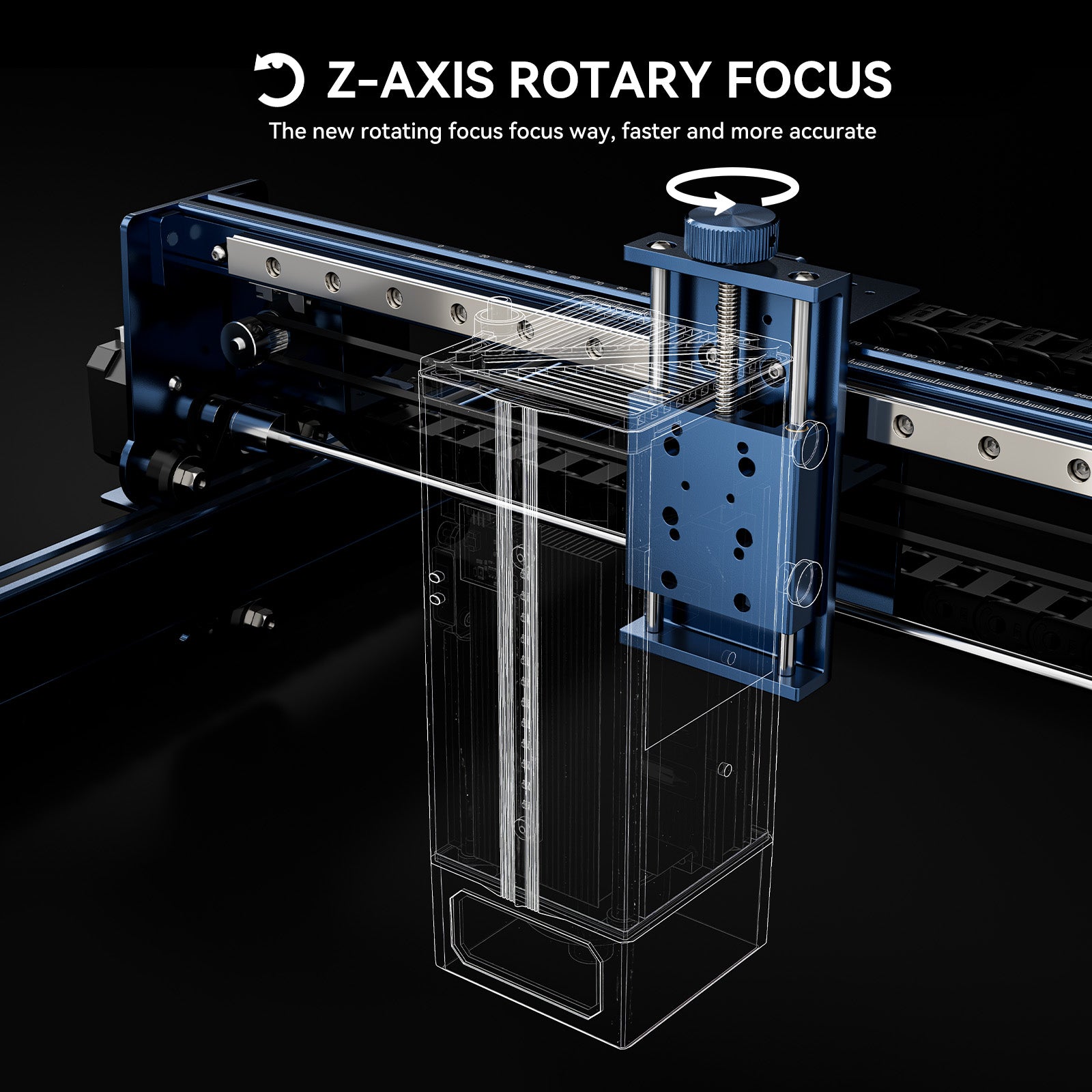 ATOMSTACK A40 Pro 210W Laser Machine Equiped with F30 Pro Air Assist Kit